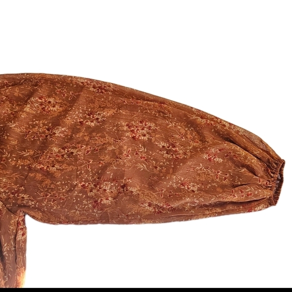 ANDREE BY UNIT Brown Long Sleeve Sundress Wedding Guest - Picture 7 of 15